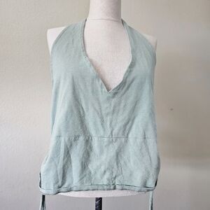 Hollister Green Halter Tank Top XXL